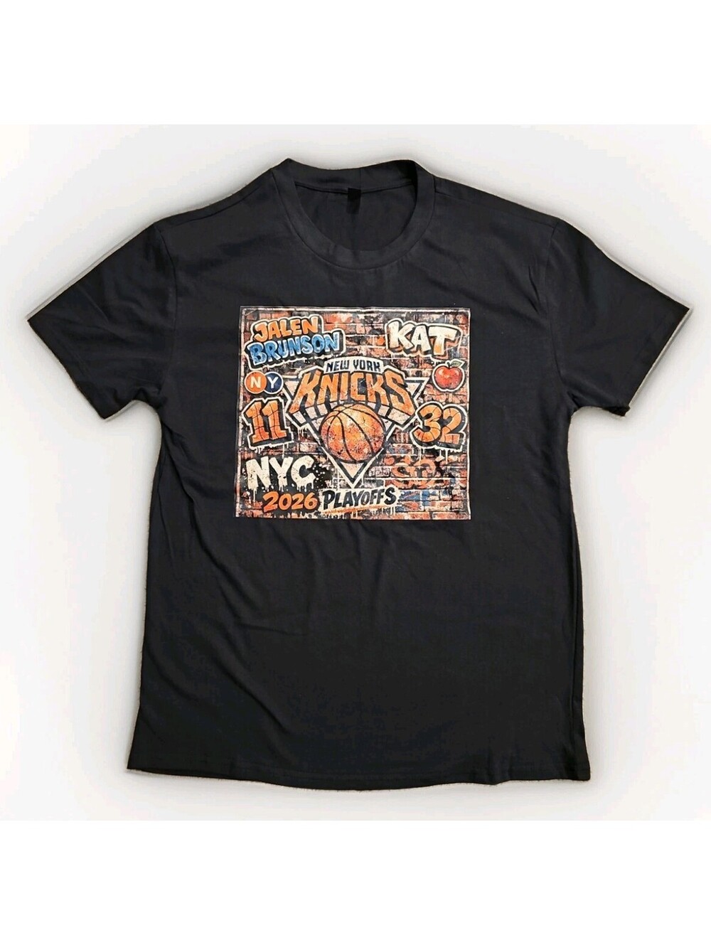 Knicks Graphic T Shirt Size Large (177)
